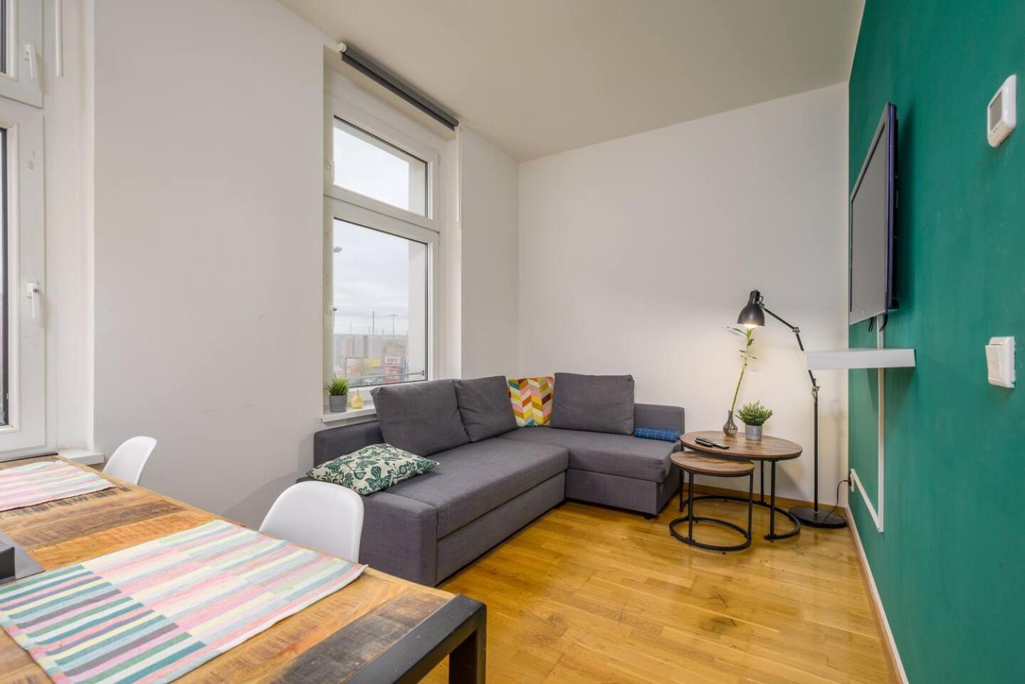 Arbio I Retro Apart Near Leipzig Hauptbahnhof Luaran gambar